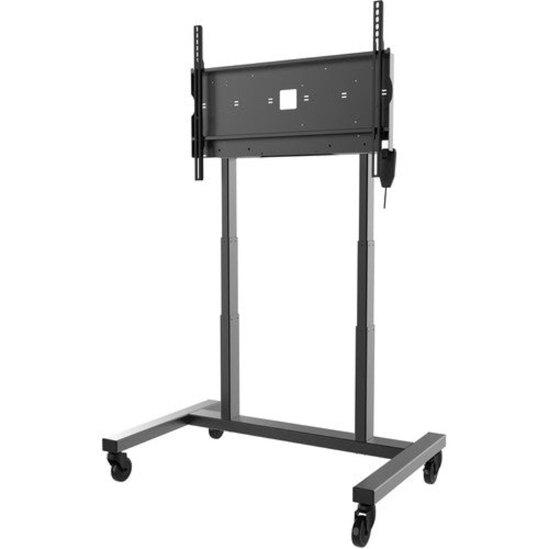 Peerless-AV SR598ML3E SmartMount Motorized Height Adjustable Flat Panel Cart for 42″ to 86″ Interactive Displays
