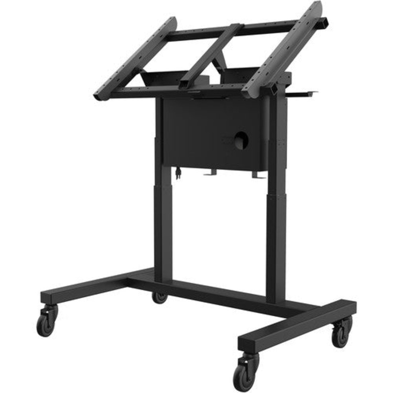 Peerless-AV SR598ML3T SmartMount Motorized Height Adjustable Tabletop Cart for 55 to 80″ Interactive Displays
