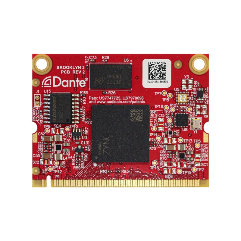 Audac ANM88 Dante/AES67 Networked Audio Module w/8×8 License for LUNA-U