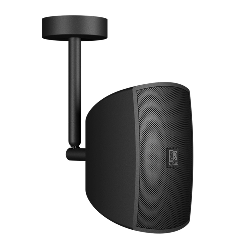 Audac ATEO2SD/B Compact Wall Speaker w/Surface Ceiling Mount – 2″ (Black)