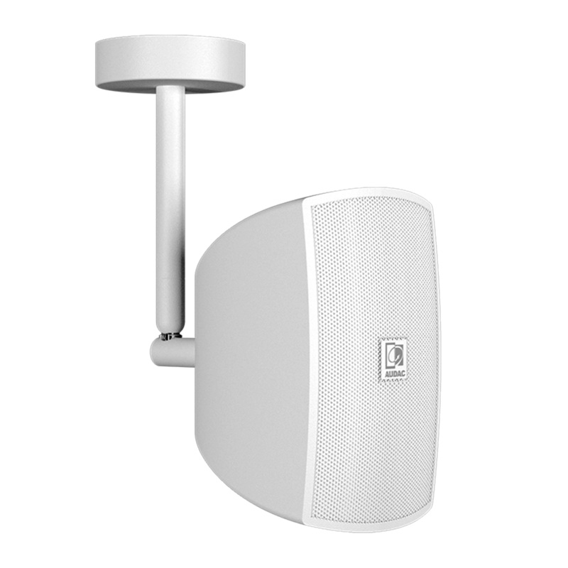 Audac ATEO2SD/W Compact Wall Speaker w/Surface Ceiling Mount – 2″ (White)