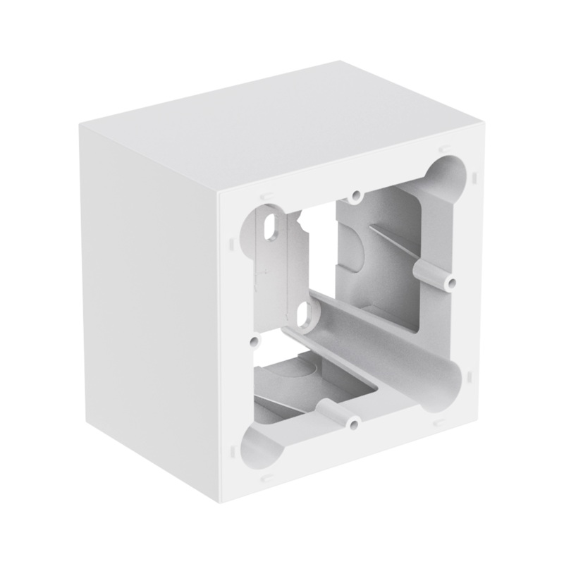 Audac WB200/SW Surface Mount Wall Box – 80×80 (White)