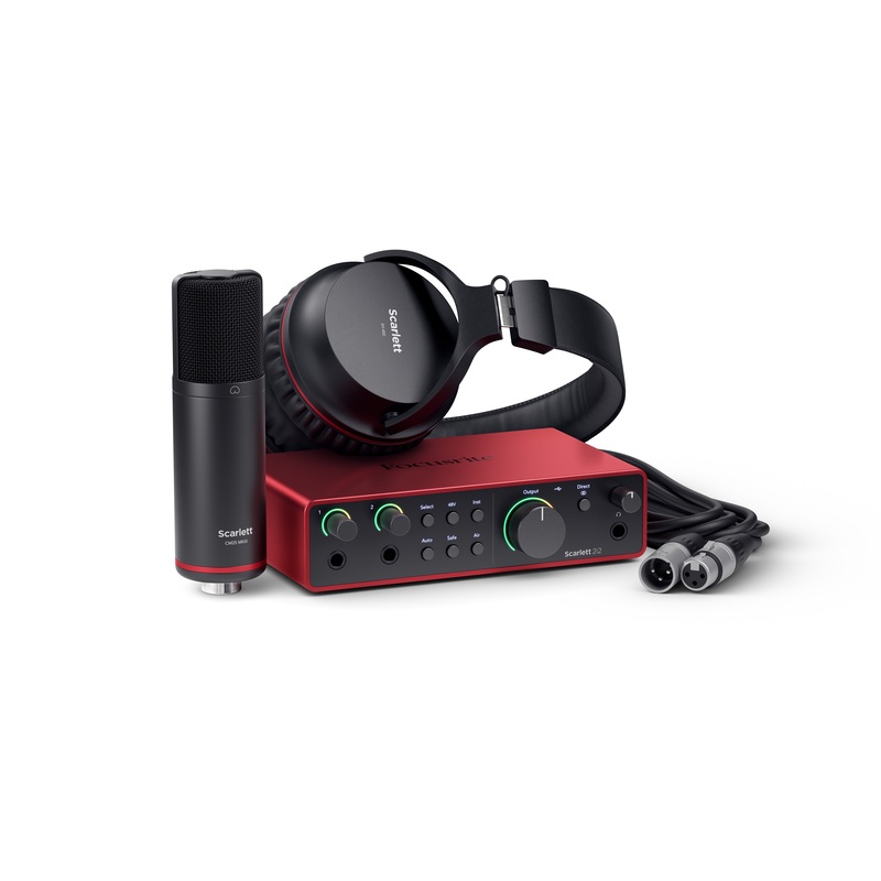 Focusrite SCARLETT 2i2 STUDIO Audio Interface – 4th Gen