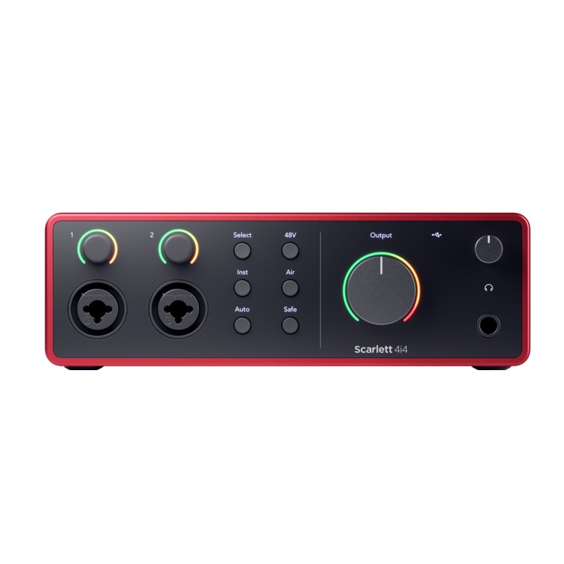 Focusrite SCARLETT 4i4 Audio Interface – 4th Gen