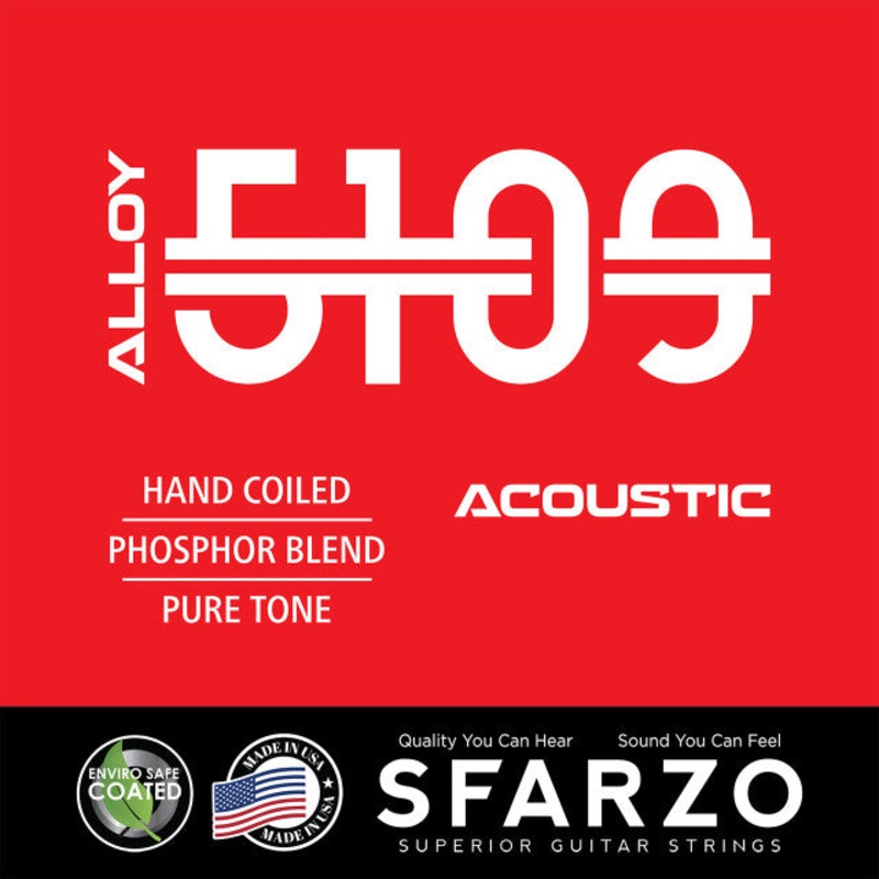 Sfarzo 5109A400S Alloy 5109 Acoustic Guitar Strings – (12-52)