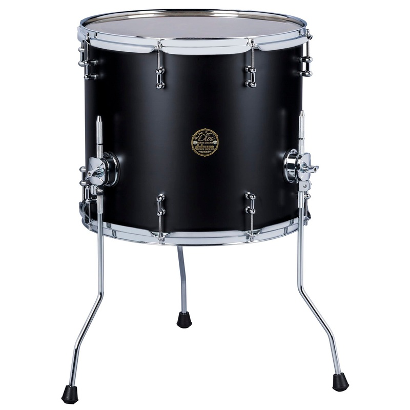 DDrum DIOS Floor Tom (Satin Black) – 16×18