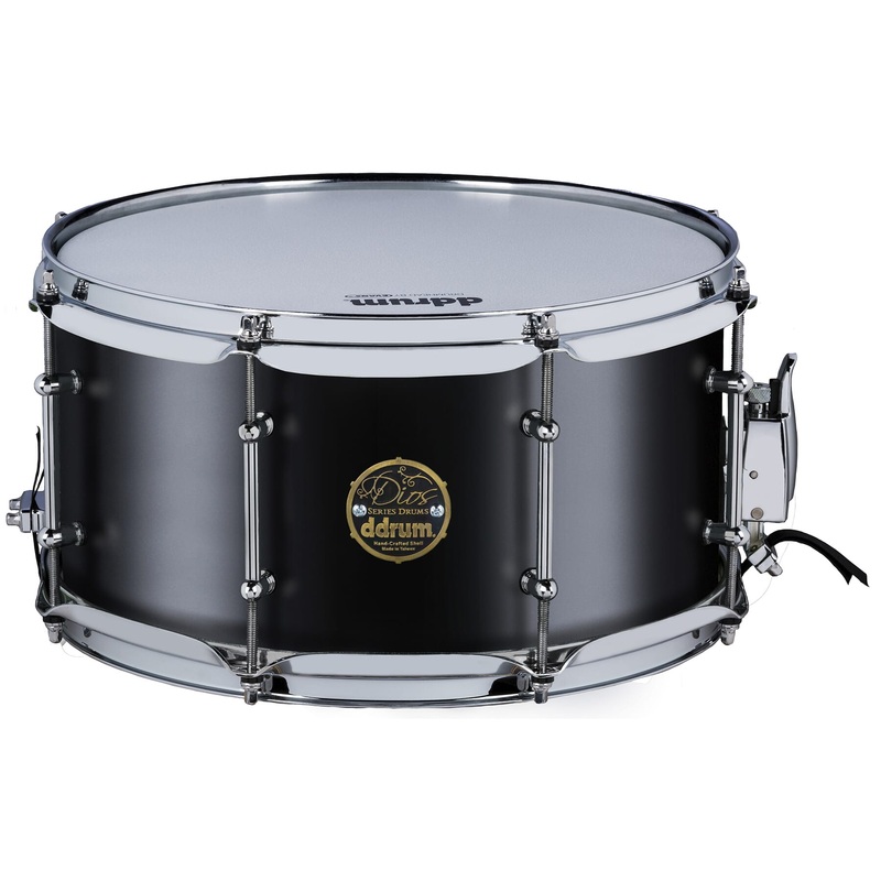 DDrum DIOS Maple Snare Drum (Satin Black) – 7×13