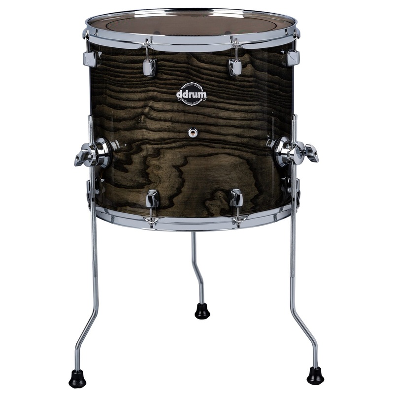 DDrum DOMINION Floor Tom (Transparent Black) – 16×18