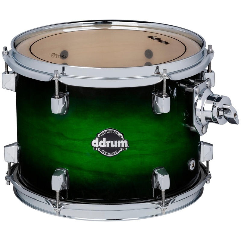 DDrum DOMINION Rack Tom (Green Burst) – 8×10