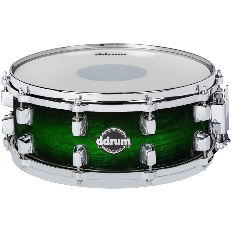 DDrum DOMINION Snare Drum (Green Burst) – 5.5×14