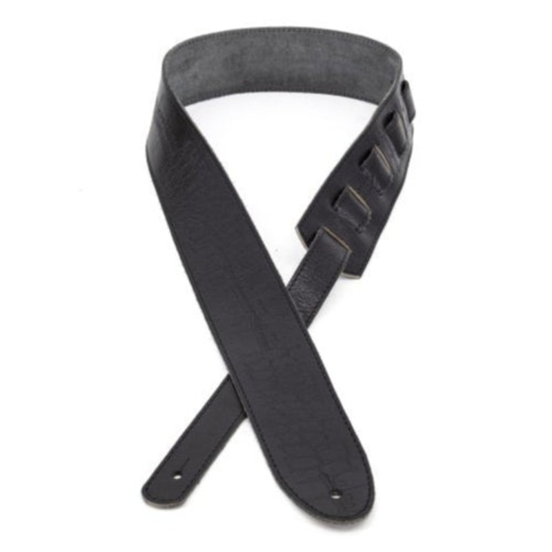 Profile EBL-6000 Leather Strap with Hot Press Design (Black) – 2.5″