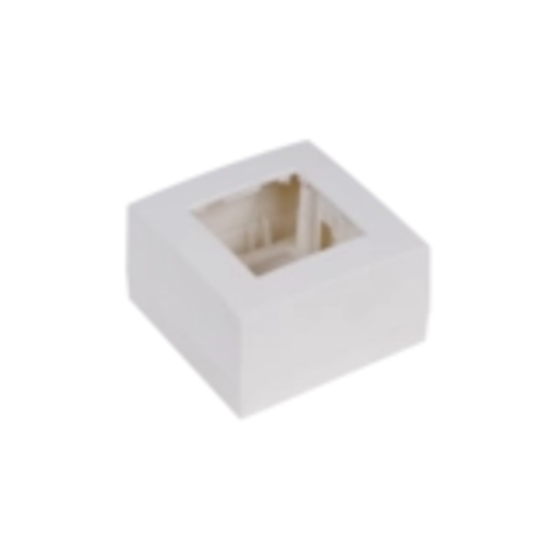Audac WB45S/W Surface Mount Box Single – 45x45mm (White)