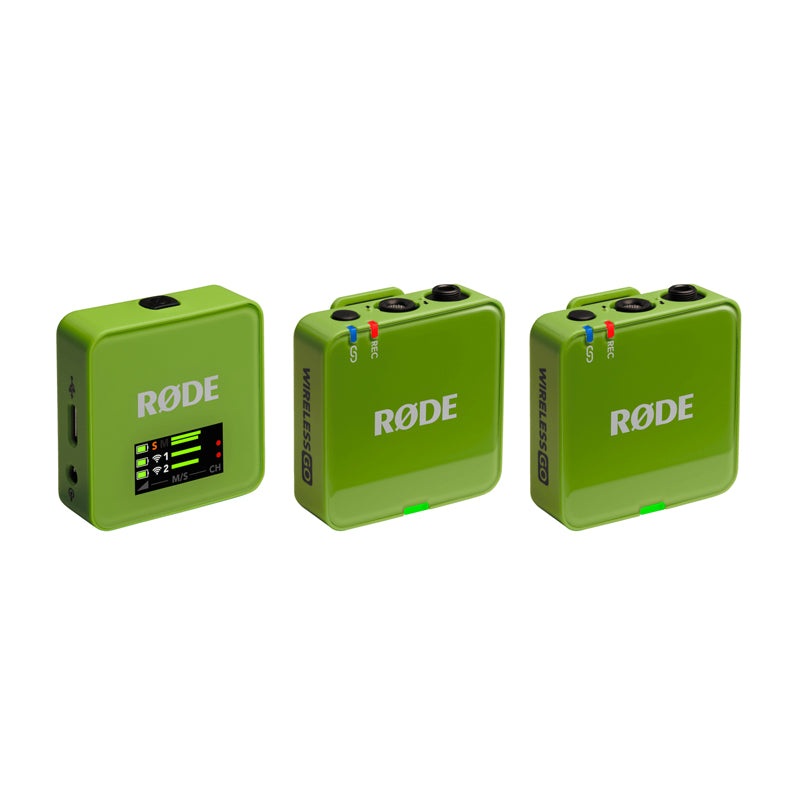 Rode WIRELESS GO GEN III 2-Person Compact Digital Wireless Microphone System/Recorder (2.4 GHz, Green)