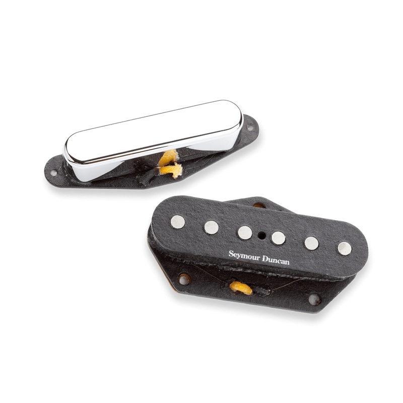 Seymour Duncan 11204-05 Alnico II Pro Tele Classic Telecaster Pickup Set (Black)