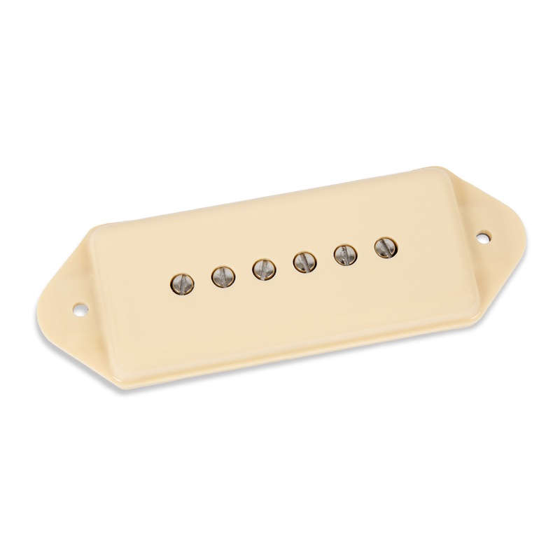 Seymour Duncan 11302-58-CRC-NOL Noiseless Hot P90 Silencer Neck Pickup – Dog Ear (Cream)