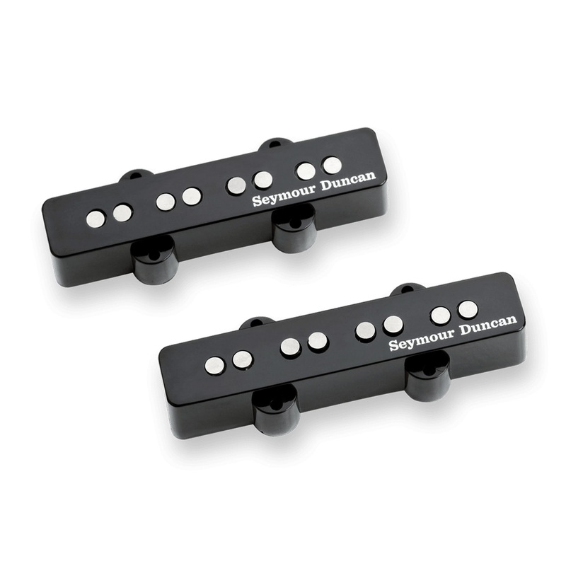 Seymour Duncan 11401-05 Vintage Jazz Bass SJB-1 Classic Output Jazz Bass Pickup Set (Black)