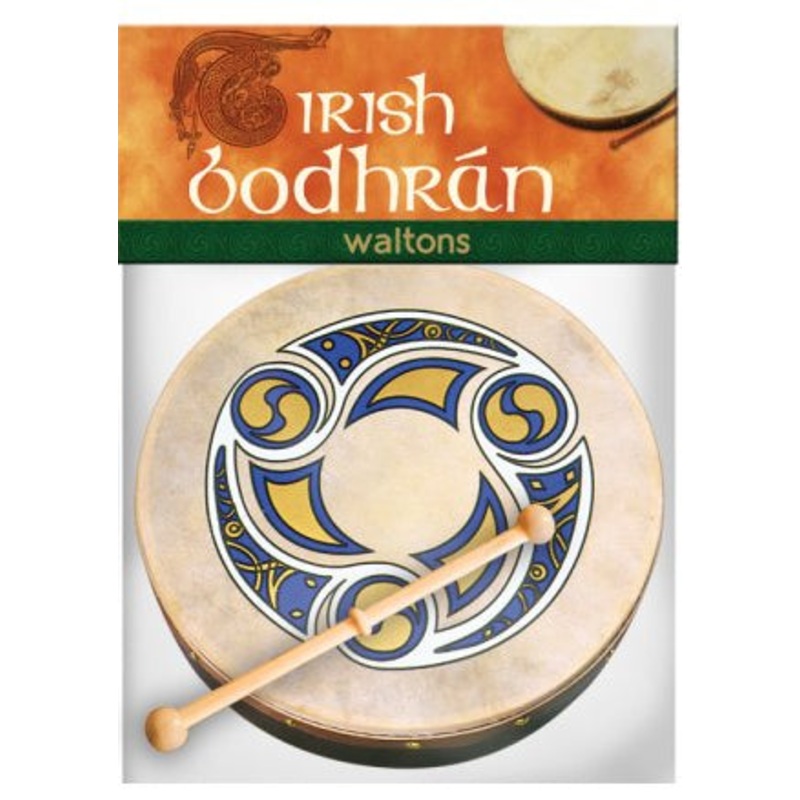 Waltons 10AWAL-1956 Celtic Design Bodhran (Trinity) – 8″
