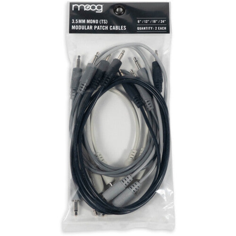 Moog RES-CABLE-SET-14 Patch Cable Variety Pack 3.5mm – 8-Pack