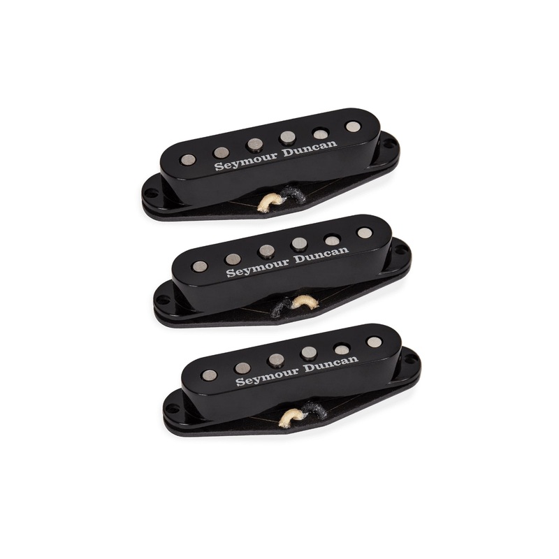 Seymour Duncan 11202-52-B Five-Two Strat SSL-52 Classic Stratocaster Pickup Set (Black)