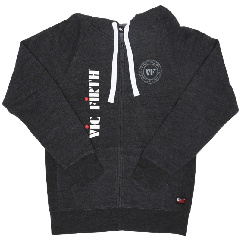 Vic Firth PHOODIE20LOGO2XL Zip Up Logo Hoodie – 2XL