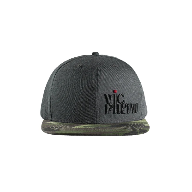 Vic Firth VAHC0022 6 Panel Snapback Hat (Gray Camo)