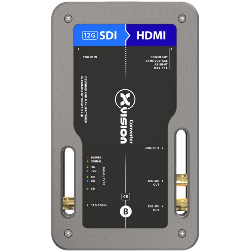 xVision XVVSDI2HDMI-12G 12G-SDI to HDMI2.0 – PWCA In/Edison Thru