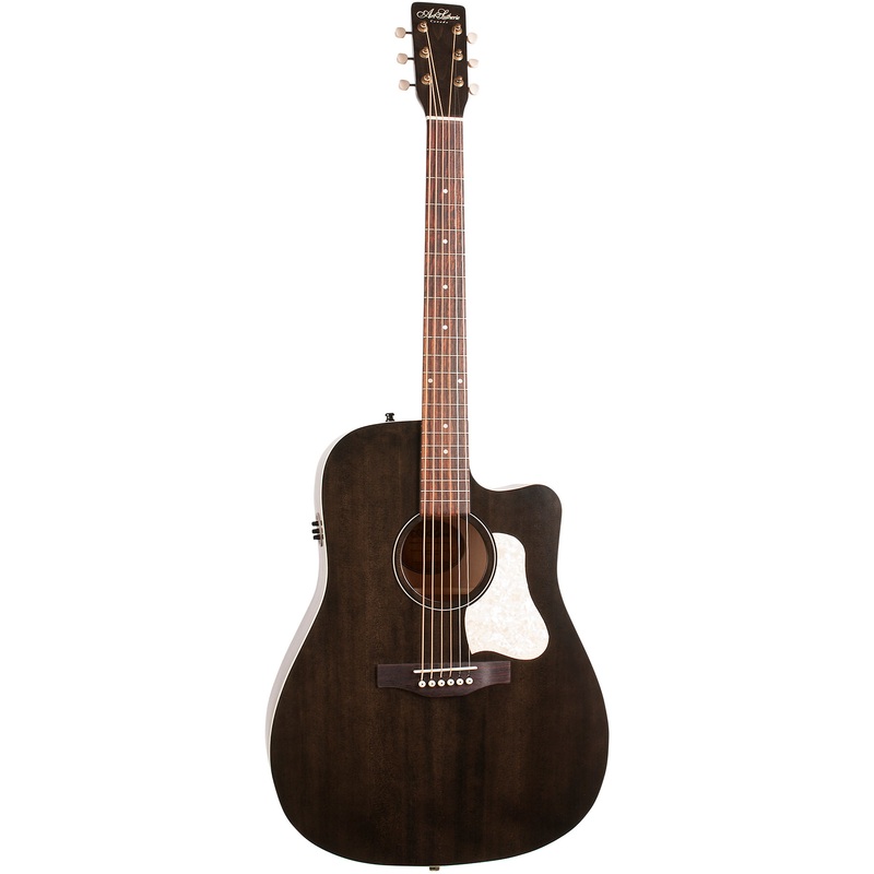 Art & Lutherie AMERICANA Acoustic Guitar (Faded Black CW Presys II)