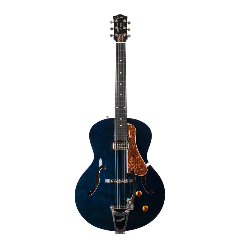 Godin Guitars 5TH AVENUE Semi Hollow-Body Electric Guitar (Nightclub Indigo Blue)
