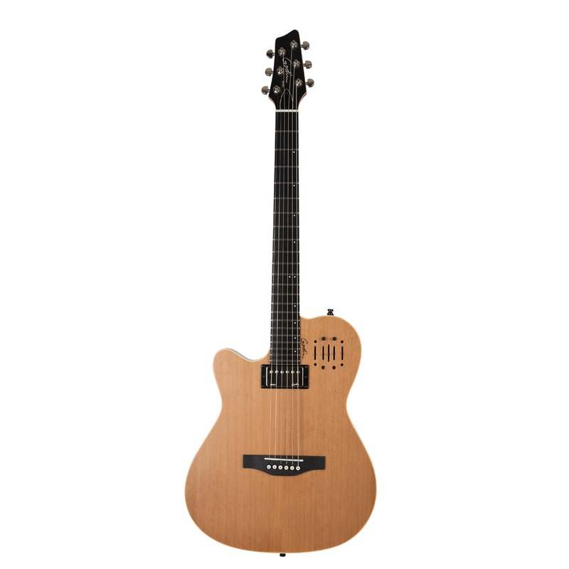 Godin Guitars A6 ULTRA Left-Handed Acoustic/Electric Guitar (Natural SG)
