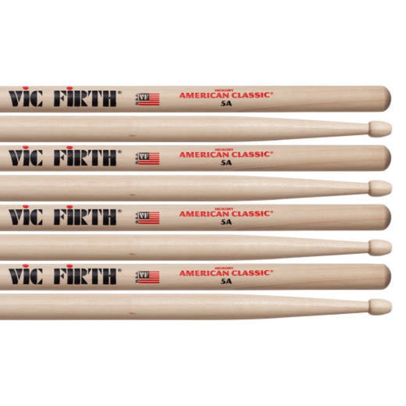 Vic Firth P5A.3-5A.1 American Classic Value Pack – 5A