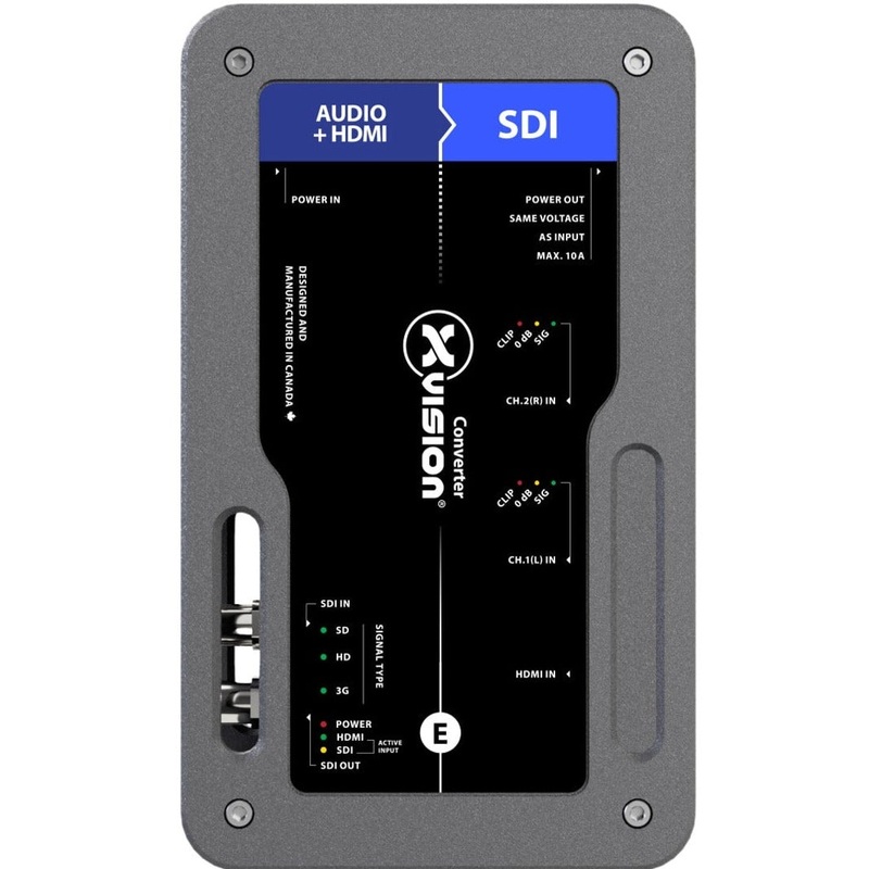 xVision XVVAUDIO2SDI Audio Embedder – HDMI1.2/3G-SDI + Audio to 3G-SDI – PWCA In/Edison Thru