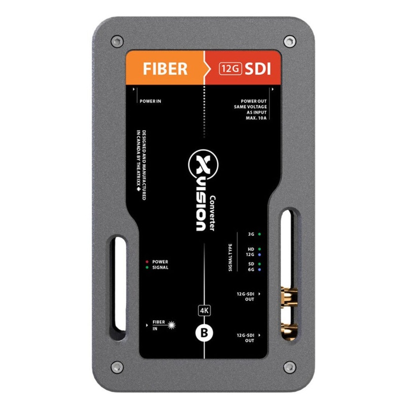 xVision XVVFIBER2SDIT1-12GM2 xVision 4K Converter Fibre MultiMode opticalCON DUO to 12G-SDI