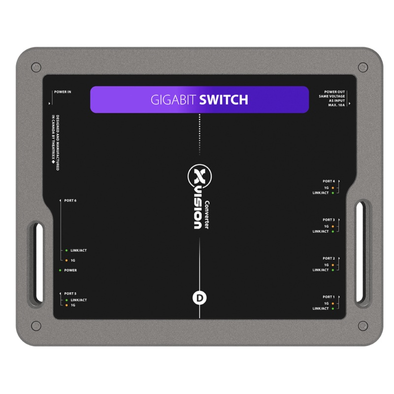 xVision XVVNETSW 5 Port Gigabit Network Switch – PT1 In/Thru