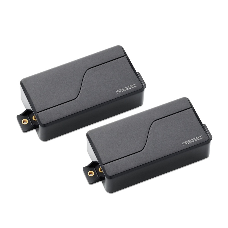 Fishman PRF-M36-SB2 Fluence Modern Humbucker 6-String, 3 Voices, Set (Black Plastic)