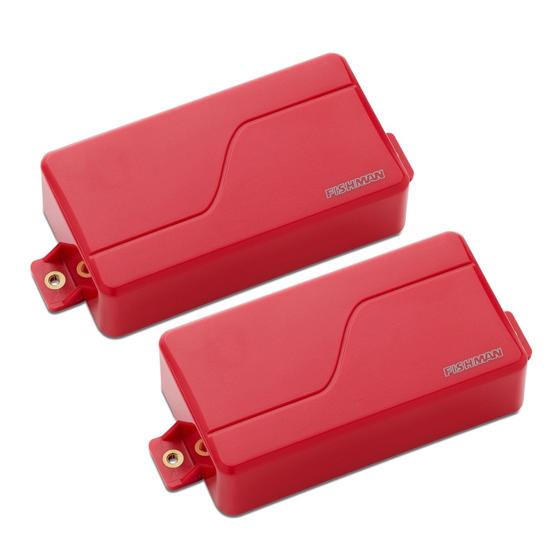 Fishman PRF-M36-SD2 Fluence Modern Humbucker 6-String, 3 Voices, Set (Red Plastic)