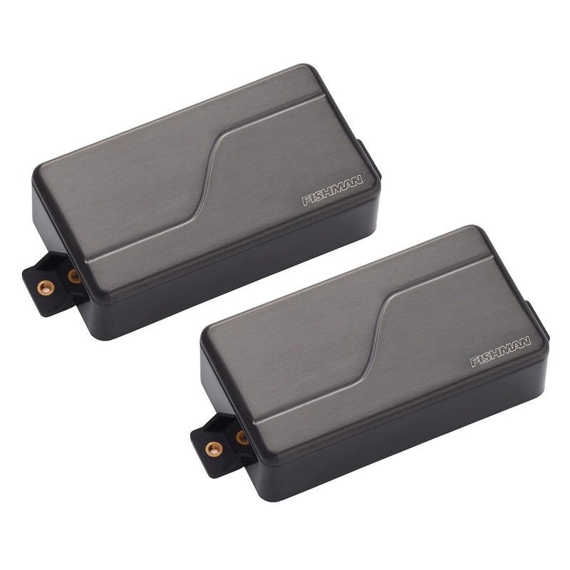 Fishman PRF-M36-SQ2 Fluence Modern Humbucker 6-String, 3 Voices, Set (Brushed Black Nickel)