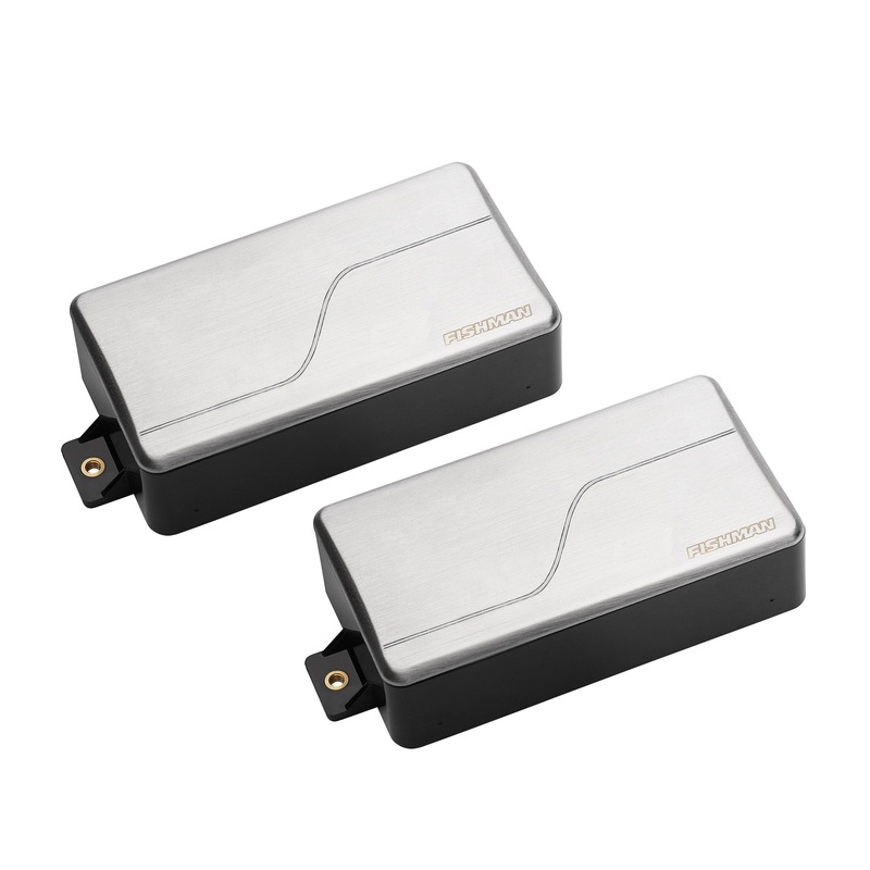 Fishman PRF-M36-SR2 Fluence Modern Humbucker 6-String, 3 Voices, Set (Brushed Stainless)