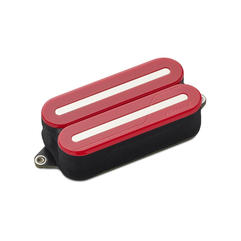 Fishman PRF-MO6-ADN  Fluence Open Core Modern Humbucker 6-String, Alnico, Single, Nickel Blades (Red)