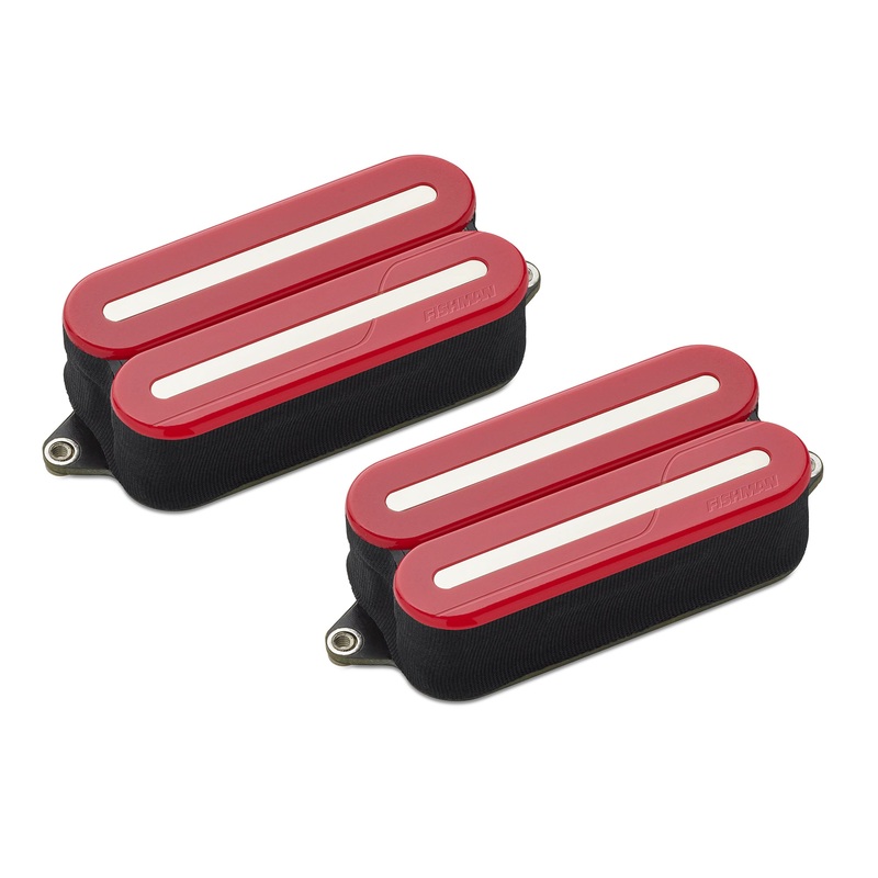 Fishman PRF-MO6-SDN  Fluence Open Core Modern Humbucker 6-String Pickup (Red)