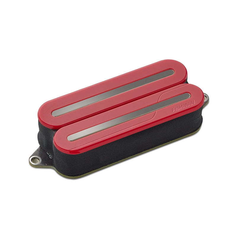 Fishman PRF-MO7-ADB Fluence Open Core Modern Humbucker 7-String, Alnico, Single, Black Nickel Blades (Red)