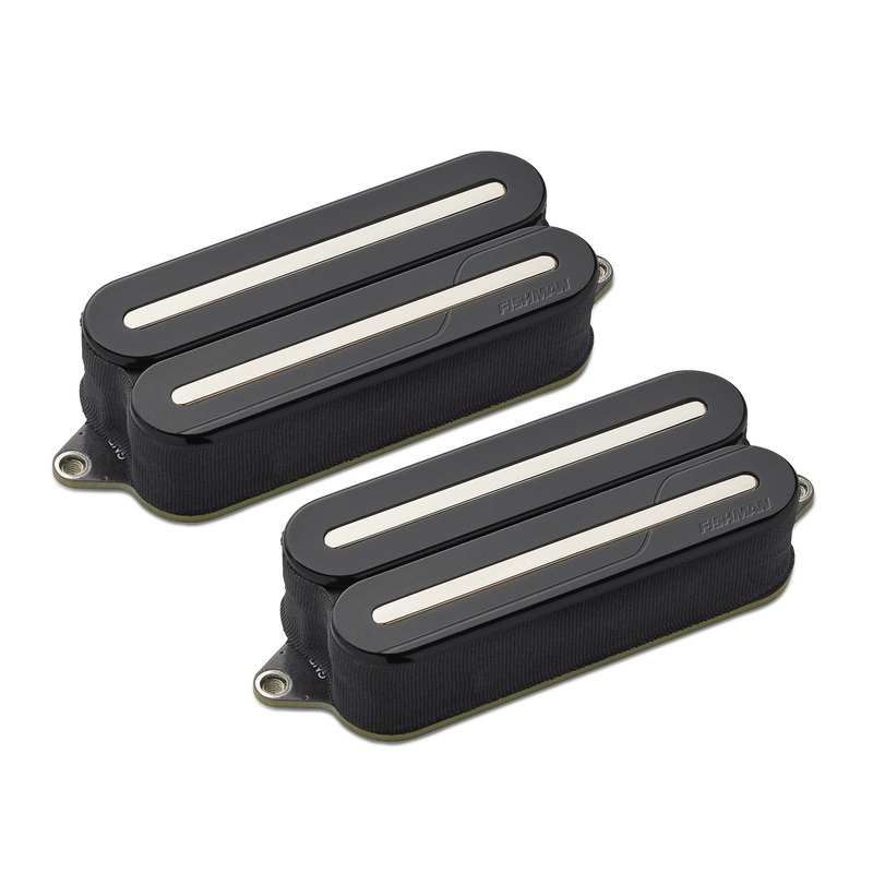 Fishman PRF-MO7-SBN Fluence Open Core Modern Humbucker 7-String, Set, Nickel Blades (Black)