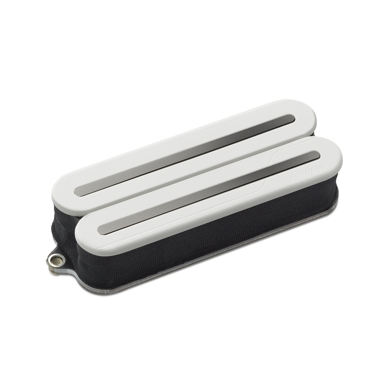 Fishman PRF-MO8-AWB  Fluence Open Core Modern Humbucker 8-String, Alnico, Single, Black Nickel Blades (White)