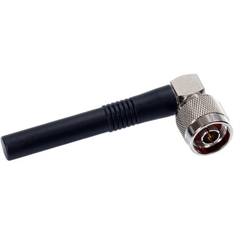 LumenRadio LR2DBIB90AAO Outdoor 2 dBi 90 Angled Antenna with N Male Connector (Black)