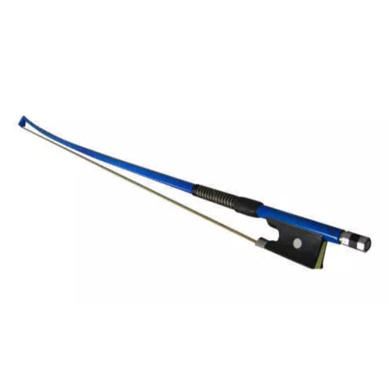P&H Bows PH1526BU Fiberglass Violin Bow 4/4 (Blue)