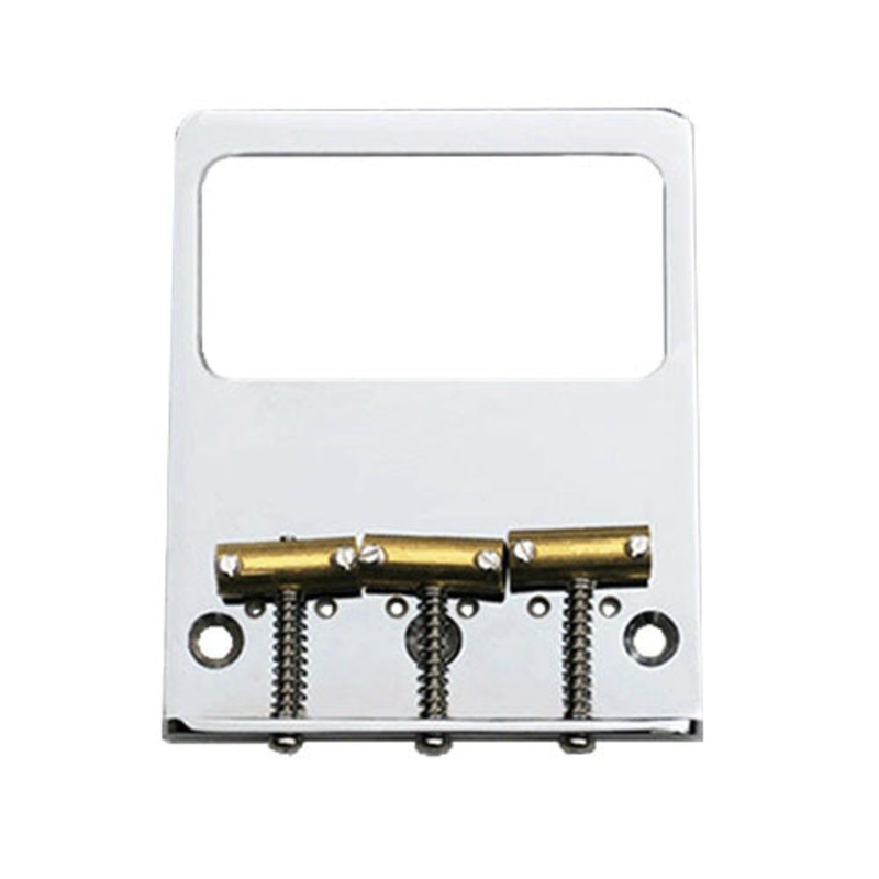 TV Jones AMERICAN STANDARD Tele Bridge Plate  3 saddle (Chrome)