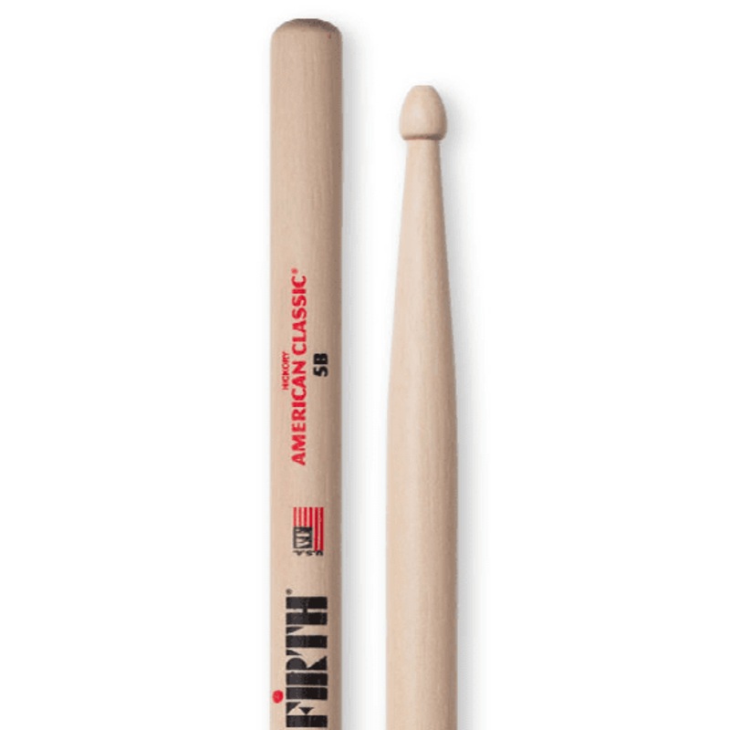 Vic Firth 5BBRL American Classic 5A Drumsticks w/ Barrel Tip