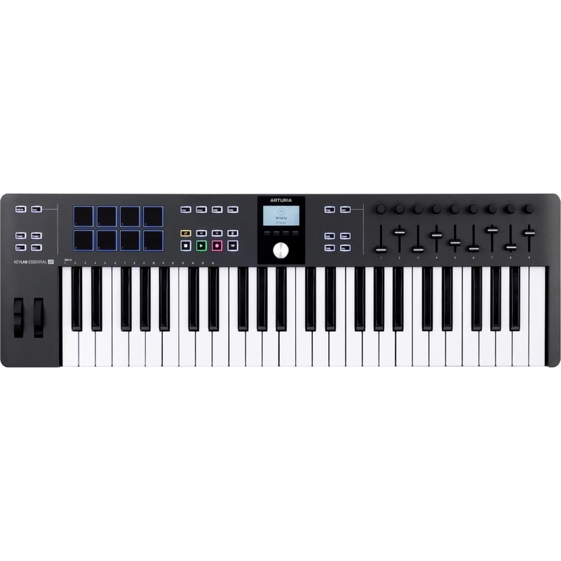 Arturia KEYLAB ESSENTIAL 49 MK3 Universal MIDI Controller 49-Key (Black)