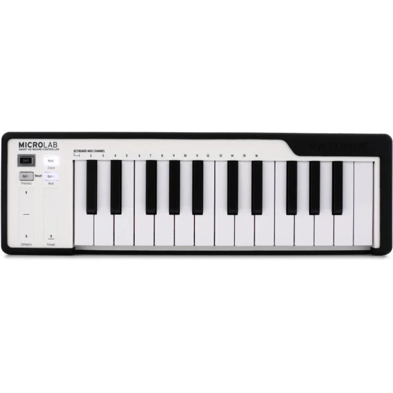 Arturia MICROLAB 25-Key Keyboard Controller (Black)