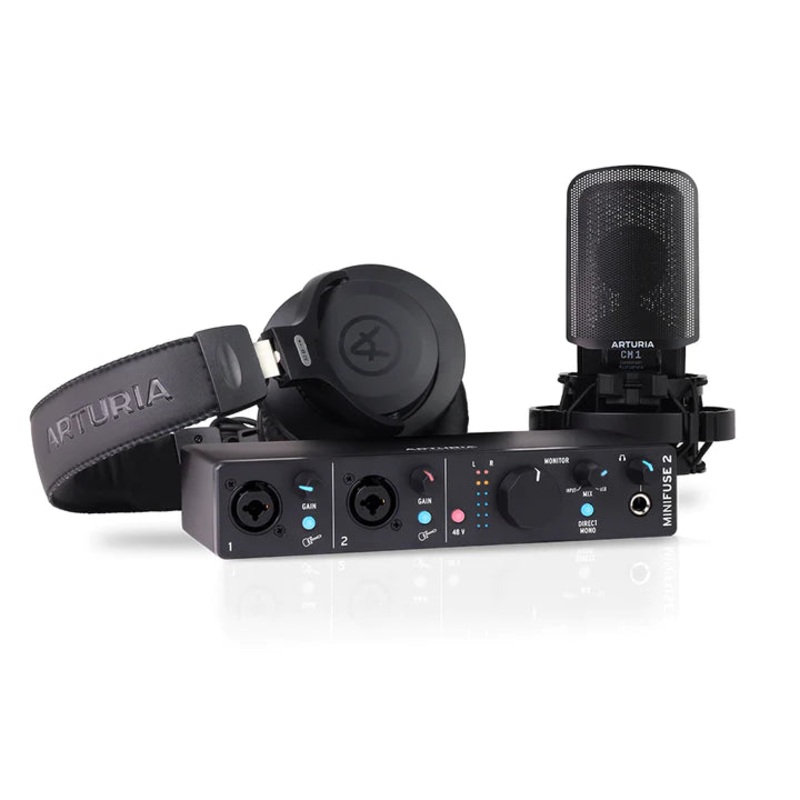 Arturia MINIFUSE Recording Pack (Black)