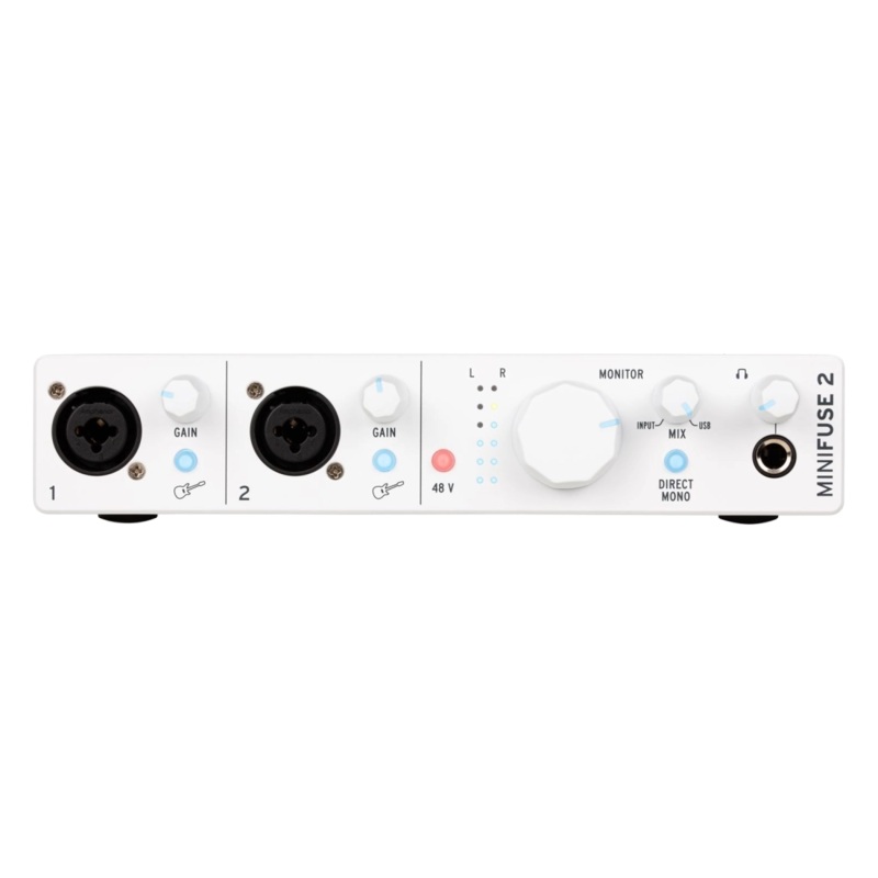 Arturia MINIFUSE2WH MiniFuse 2 Compact USB Audio Interface (White)